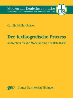 cover image of Der lexikografische Prozess